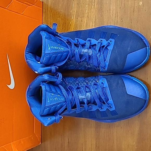 Nike Zoom Hyperdunk 2016 Game Royal Boys Sneakers 845120-440 Size 7Y GS - Picture 2 of 16
